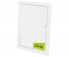 Euroformat Airroxy Plastikinės revizinės durelės 15x20 cm 150x200 mm baltos