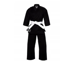 Evolution juodas karate kimono karatega 8 oz + diržas 160 cm