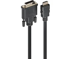 Ewent didelės spartos hdmi į dvi kabelio adapteris, full-hd 1080p, 2 metrai, juodas