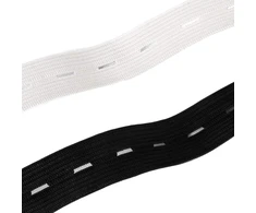 Exceart siuvimo elastinė premium elastinė juosta su skylutėmis elastinė juosmens juosta "pasidaryk pats" amatams 2 vnt.