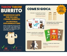 Exploding Kittens Asmodee Throw Throw Burrito - stalo žaidimas itališka versija (8535 Italia) - italų kalba