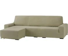 Eysa Cora bi-elastinis sofos užtiesalas chaise longue trumpomis rankovėmis, kairės pusės priekinis vaizdas, spalva 11-lininis poliesterio medvilnė 39 x 35 x 19 cm