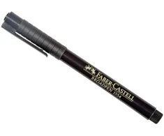 Faber Castell 1554 Broadpen pluošto galiuko rašiklis, juodas (10 vnt. pakuotė)