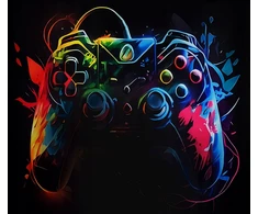 Fancy kilimas žaidėjui 160x230 modernus gamepad ps konsolė gaming