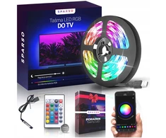 Faro Led juosta 5m Rgb Usb 5050 televizoriaus apšvietimas Led diodai nuotolinio valdymo pultas programėlė rinkinys