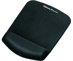 Fellowes 9252003 Plushtouch pelės kilimėlio riešo atrama su Microban – juoda
