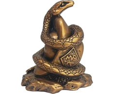 Fengshui kiniškas 2025 metų zodiako ženklas, statulėlės, gyvatė ir Yuanbao figūrėlė, turtas ir sėkmė, derva, kiniški Feng Shui aksesuarai, namų dekoras W5578