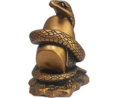 Fengshui kiniškas 2025 metų zodiako ženklas, statulėlės, gyvatė ir Yuanbao figūrėlė, turtas ir sėkmė, derva, kiniški Feng Shui aksesuarai, namų dekoras W5578