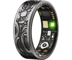 Findtime išmanusis žiedas, skirtas android ir ios, juodas išmanusis žiedas vyrams ir moterims, fitneso žiedas, miego stebėjimo prietaisas, širdies ritmo monitorius, žingsniamatis, fitneso žiedas, širdies ritmo sporto fitneso stebėjimo prietaisas
