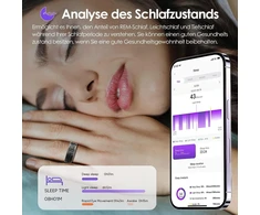 Findtime išmanusis žiedas, skirtas android ir ios, juodas išmanusis žiedas vyrams ir moterims, fitneso žiedas, miego stebėjimo prietaisas, širdies ritmo monitorius, žingsniamatis, fitneso žiedas, širdies ritmo sporto fitneso stebėjimo prietaisas