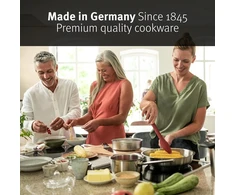 Fissler Vitavit Premium/quick keptuvė (1,8 l, skersmuo 18 cm) nerūdijančio plieno greitpuodis, 4 gaminimo lygiai, su įdėklu - indukcinė