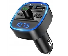 Automagnetola Fm bluetooth transmiteris automobiliui į radiją usb įkroviklis oria t25