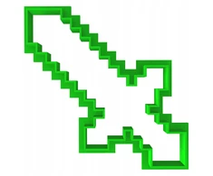 Formelė sausainiams Minecraft Sword 1 10cm