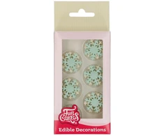 Funcakes cukraus masės dekoracijos snaigės, 12 vnt.