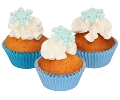 Funcakes cukraus masės dekoracijos snaigės, 12 vnt.