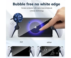 Funrae Ekrano apsauga, skirta Ps5 Playstation Portal, Hd apsauginis stiklas 9h kietumo grūdintas stiklas, atsparus pirštų atspaudams, grūdintas stiklas, apsaugantis nuo įbrėžimų, be burbuliukų, ekrano apsauginė plėvelė - skaidri [pakuotė
