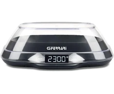 G3 Ferrari G20093 virtuvinės svarstyklės, plastikinės, juodos