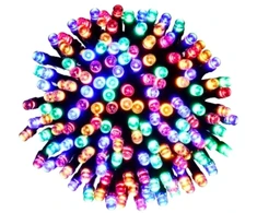 Galingos kalėdinės lemputės 200 led multi spalvų lauko vidaus švieselės