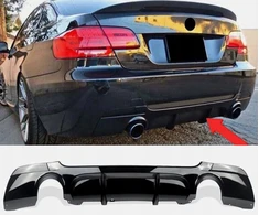Galinis buferio difuzorius bmw e92 e93 m paketui 2007-2013 juodas 335 look