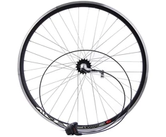 Galinis pilnas dviračio ratas 26 colių Shimano Nexus 3 pavaros, juodas