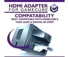Gamecube hdmi adapteris, skirtas originaliai nintendo gamecube konsolei su gcvideo programine įranga - palaiko 2x linijų dvigubinimą - nuotolinio valdymo pultas įtrauktas - paprastas gamecube hdmi „plug &amp; play“ sprendimas kaico