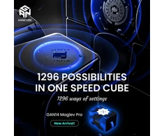 Gan 14 Maglev Pro magnetinis magiškasis kubas 3 x 3, greitasis magiškasis kubas su profesionaliu apsaugos nuo iššokimo lygiu