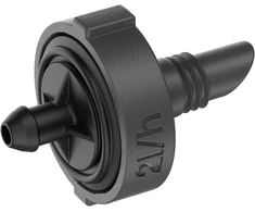 Gardena Micro-drip System eilinis lašintuvas 2 l/h, slėgio reguliavimas: galinis lašintuvas atskiriems augalams su skirtingu vazonų aukščiu, pastovus vandens išleidimas esant 0,5–4 bar (13302-20)