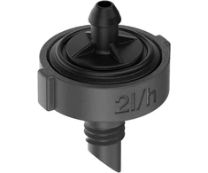 Gardena Micro-drip System eilinis lašintuvas 2 l/h, slėgio reguliavimas: galinis lašintuvas atskiriems augalams su skirtingu vazonų aukščiu, pastovus vandens išleidimas esant 0,5–4 bar (13302-20)