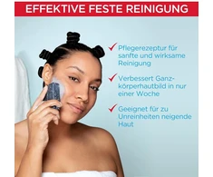 Garnier Firm Cleansing valomasis muilas be plastiko su anglimi ir salicilo rūgštimi probleminei odai, sumažina dėmeles vos per savaitę, Skinactive, Skin Clear, 100 g