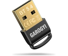 Garogyi bluetooth 5.4 adapteris kompiuteriui, bluetooth raktas pelei, klaviatūrai, ausinėms, garsiakalbiams, planšetiniam kompiuteriui, usb bluetooth dongle palaiko windows 11/10/8.1/7, plug &amp; play windows 11/10, pro mini