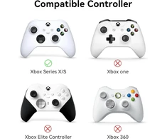 Geekshare Cat Paw valdiklio apvalkalas, skirtas XBOX Series X valdikliui, neslystantis silikoninis dėklas, suderinamas su XBOX S/x valdikliu su 2 Cat Paw nykščių dangteliais, baltas