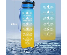 Geeric vandens butelis, 750 ml – 1000 ml sportinis vandens butelis, be Bpa, tinkamas gazuotiems gėrimams