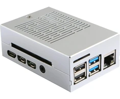 Gelid Solutions Gelid Solution Iceberry Raspberry aušintuvas - integruotas aušintuvo ventiliatoriaus modulis - tylus veikimas - Raspberry Pi 4 Model B - 91 x 62 x 33.5 - sidabrinis