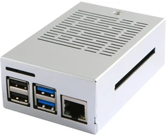Gelid Solutions Gelid Solution Iceberry Raspberry aušintuvas - integruotas aušintuvo ventiliatoriaus modulis - tylus veikimas - Raspberry Pi 4 Model B - 91 x 62 x 33.5 - sidabrinis