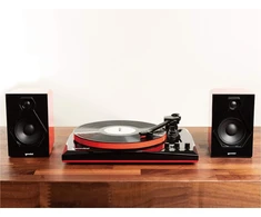 Gemini Tt-900 - raudonas | patefonas su garso sistema - bluetooth - pilna sistema