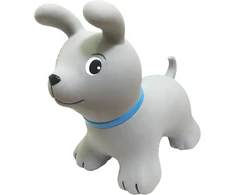 Gerardo's Toys šokinėjantis pilkas šuo