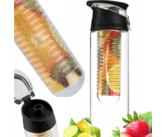 Gertuvė Retoo vandens butelis su vaisių įdėklu, gėrimų infuzorius, talpa 700 ml