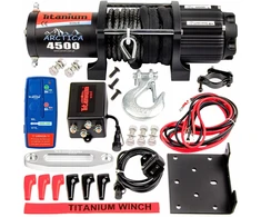 Gervė Titanium Winch Arctica 4500 12v 2040kg su sintetine virve