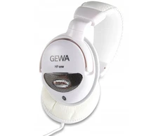 Gewa Hp One baltos studijinės ausinės aplink ausį, pusiau atviros, viršugalvinės