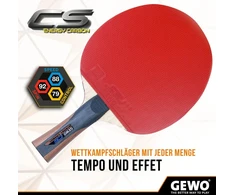 Gewo Cs Energy Carbon stalo teniso raketė, profesionali, Ittf patvirtinta