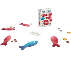 Gigamic Fish &amp; Cheat: kortų žaidimas su apgaule, 4-10 žaidėjų