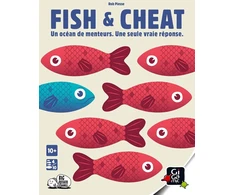 Gigamic Fish &amp; Cheat: kortų žaidimas su apgaule, 4-10 žaidėjų
