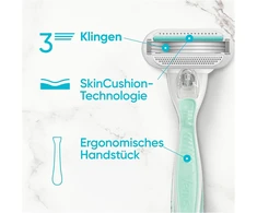 Gillette Venus Smooth Sensitive moteriški skustuvo peiliukai, 8 atsarginiai peiliukai