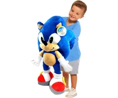 Gimss Sonic The Hedgehog Xxl pliušinis žaislas, minkštas žaislas Sonic, Tails, Knuckles pliušinis Peluche pliušas 30-120 cm originali licencija (sonic The Hedgehog 76 cm)