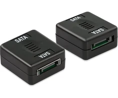 Gintooyun Sata Iii standžiojo disko duomenų jungtis 7 kontaktų Sata moteriška į 7 kontaktų Sata moteriška Abs korpusas, skirtas Sata standžiajam diskui, Dvd įrenginiui, Sata standžiojo disko kabeliui, nuosekliajam standžiojo disko kabeliui ir kt.