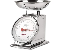 Girmi Ps90 mechaninės virtuvinės svarstyklės, 5kg, nerūdijančio plieno