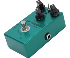 Gitaros pedalas, nešiojamas reguliuojamas overdrive efektų pedalas metalinis efektų įrenginys gitaros efektų pedalas su led