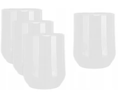 Glasmark 4 stiklinių rinkinys, 310 ml, baltas stiklas, viskiui, gėrimams