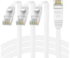 Glcon 2 m cat 6 ethernet kabelis, 2 vnt.