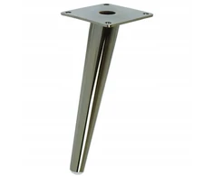 Global Service Metalinis baldo kojelė, 18 cm, juoda, pasvirusi